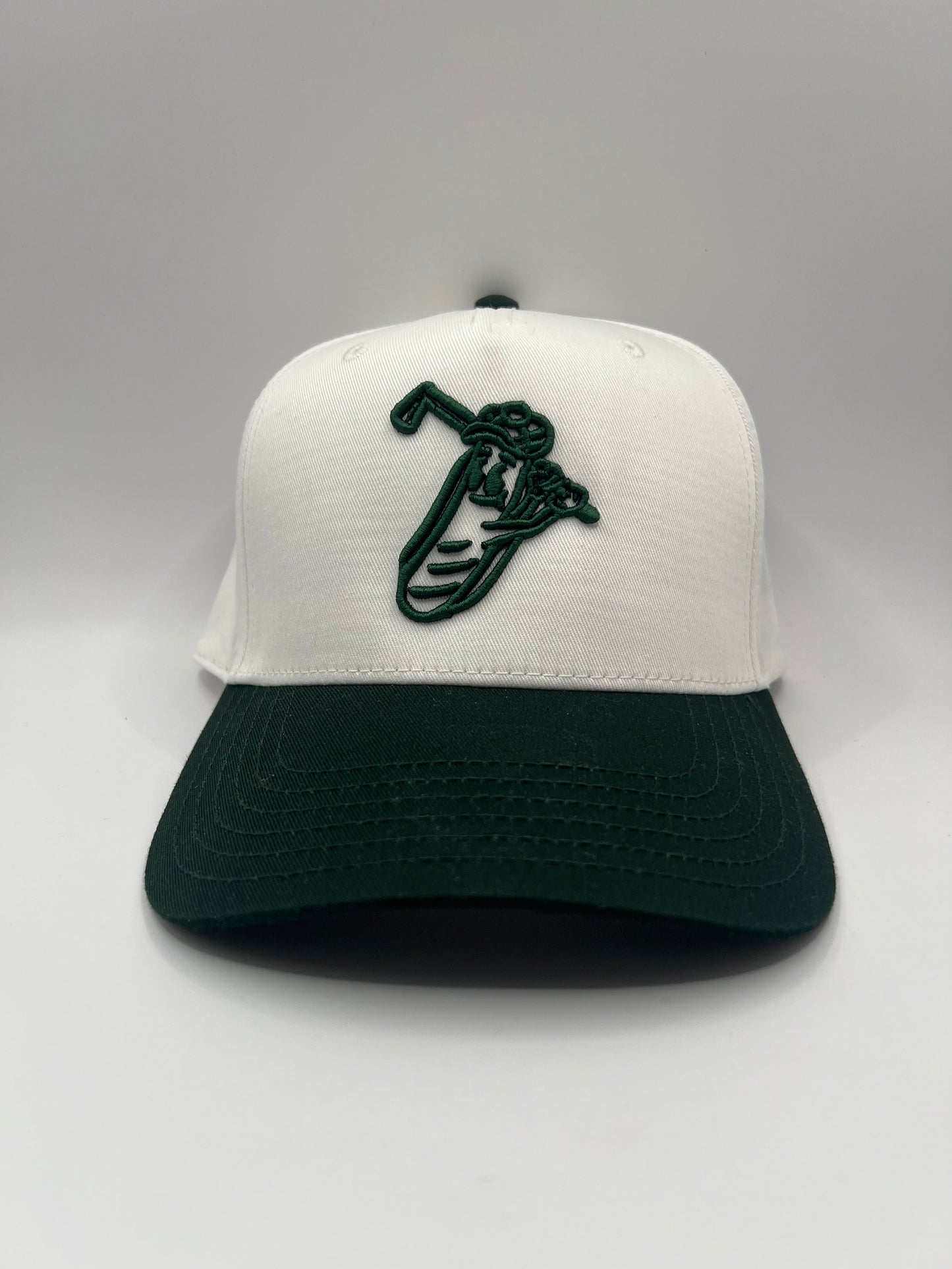 Dogs at the Turn 3D Logo Hat - Green/White