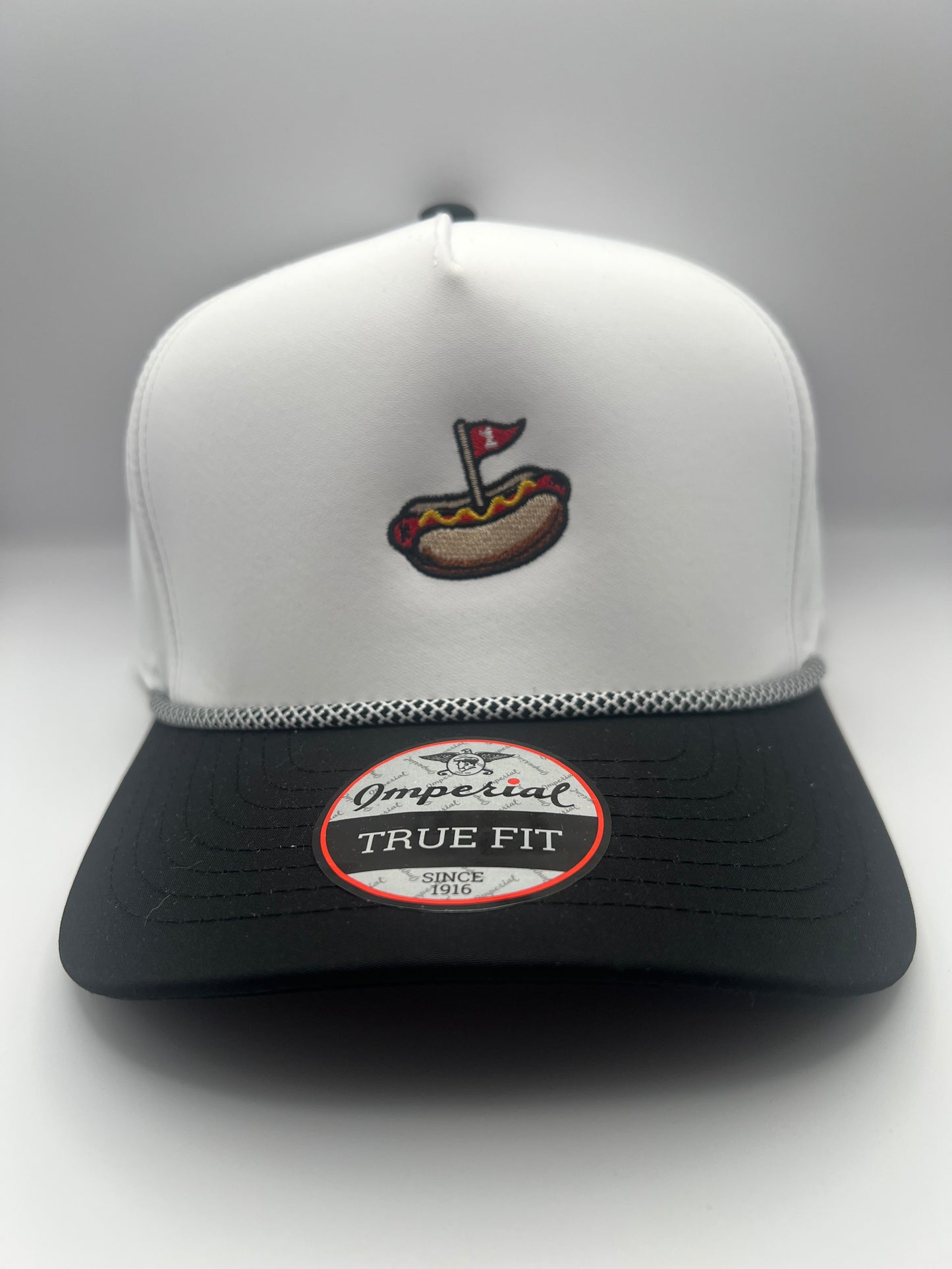 The Flagstick Glizzy ⛳️🌭 Two-Tone Performance Rope Hat