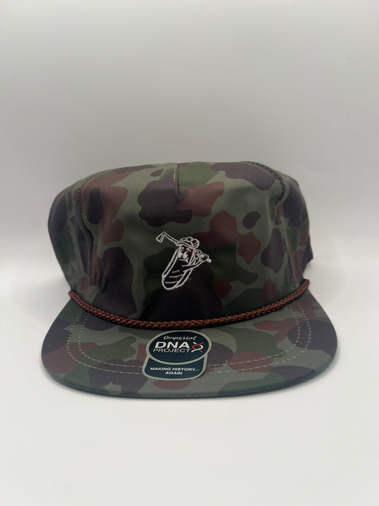 DATT “OG” Aloha Rope Hat - Frog Skin Camo Green