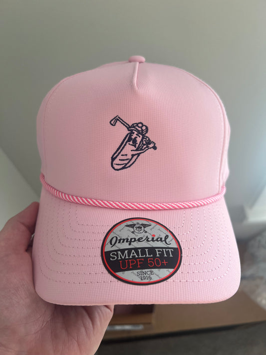 DATT Ladies “Retro Fit” Rope Hat - Light Pink