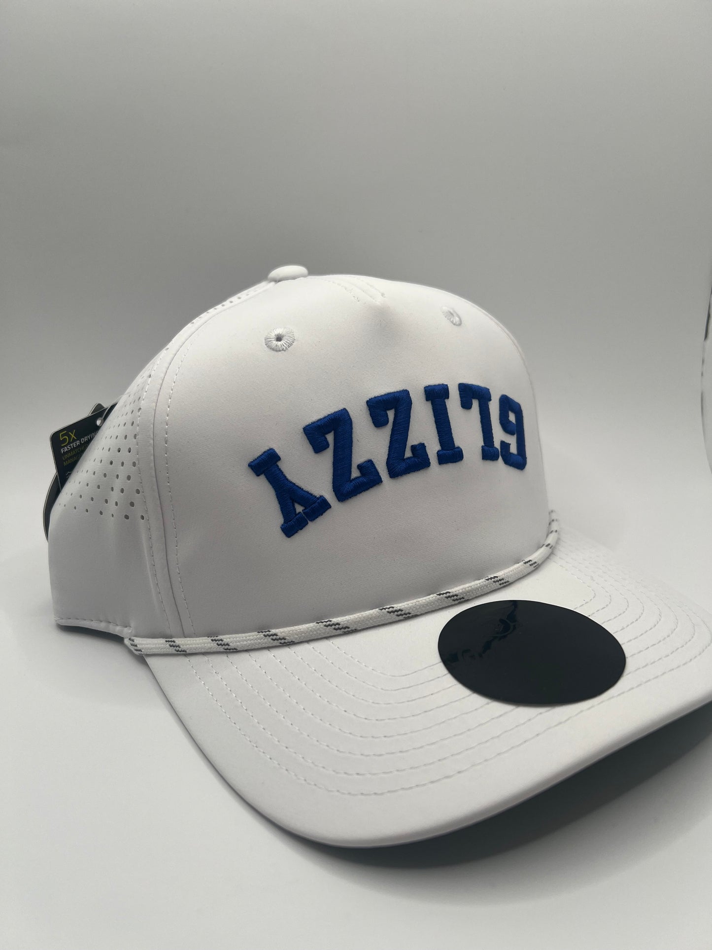 Upside Down Glizzy Hat (Adjustable) - White/Blue