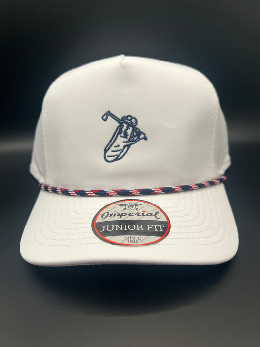 DATT Junior “OG” Rope Hat - White/Navy/Red